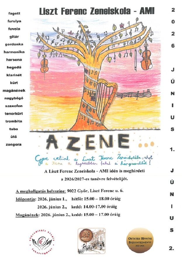 Felvételi 2026-27 plakát