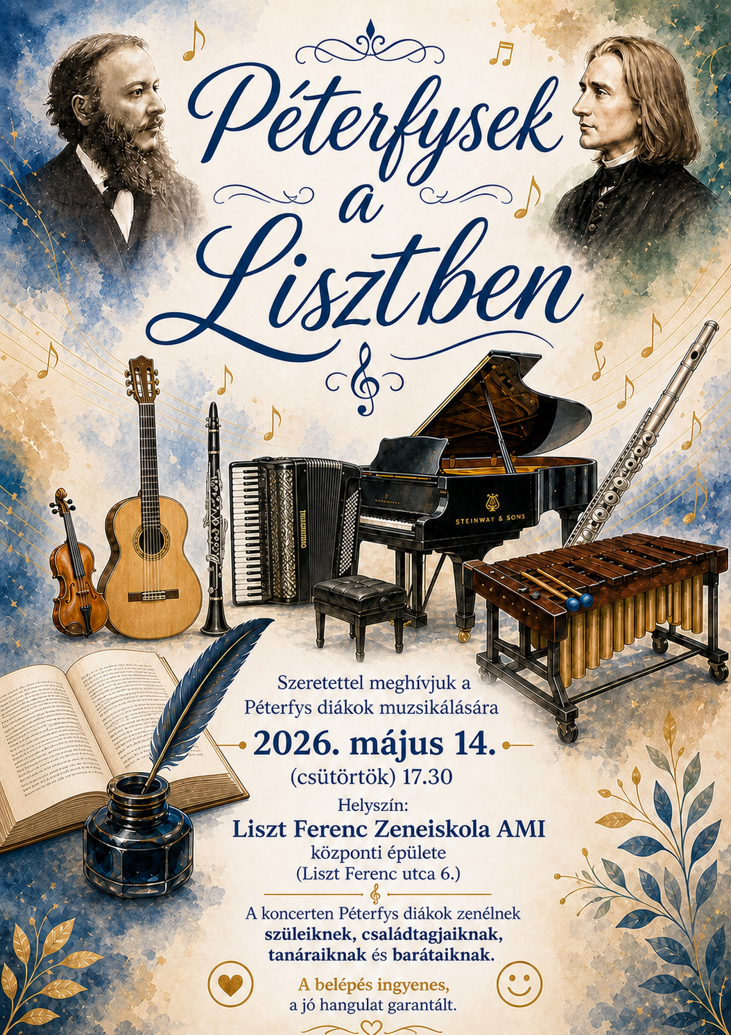 Péterfysek a Lisztben koncert